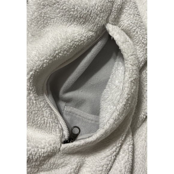 The North Face Women's Osito Full Zip Fleece Jacket Size XL in Moonlight Ivory - Picture 6 of 16